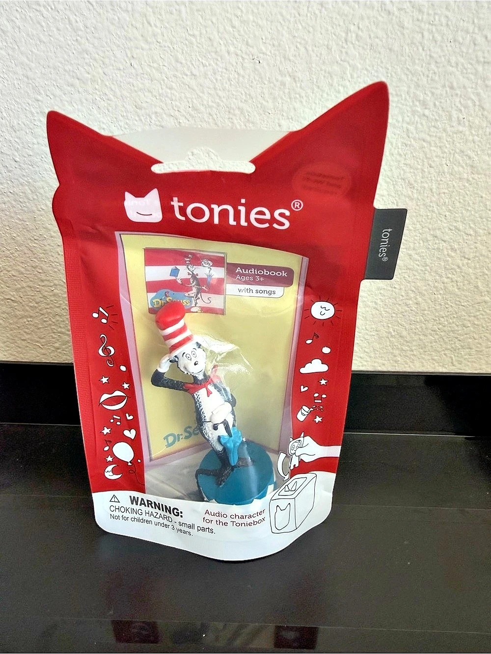 tonies Dr. Seuss The Cat in the Hat Audio Play Figurine NWT